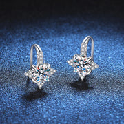 2CT. Moissanite Star Earrings