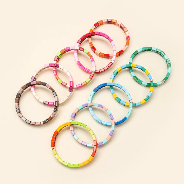 Y2K Rainbow Bracelet Collection