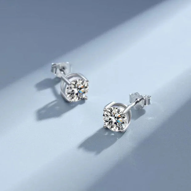 Moissanite Stud Earrings