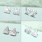 Math Meets Style Earrings Set