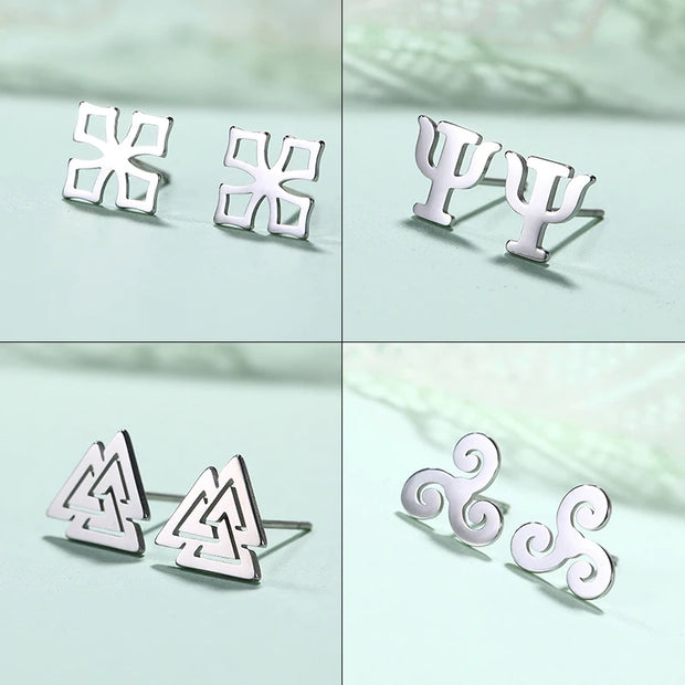 Math Meets Style Earrings Set