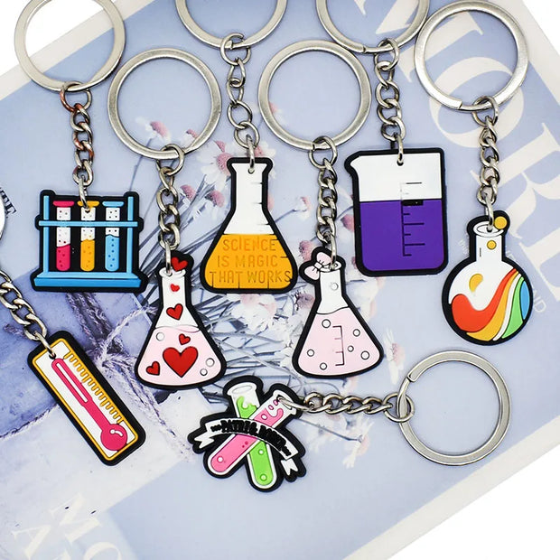 Scientific Experiment Keychain Collection