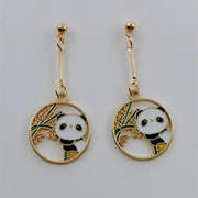 Playful Panda Earrings Collection