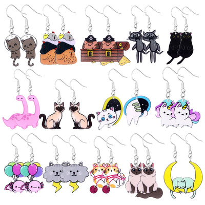 Purrfect Charm Earrings Collection