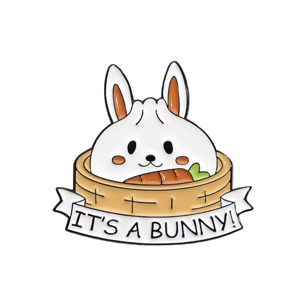 Rabbit Adventure Enamel Pin Collection