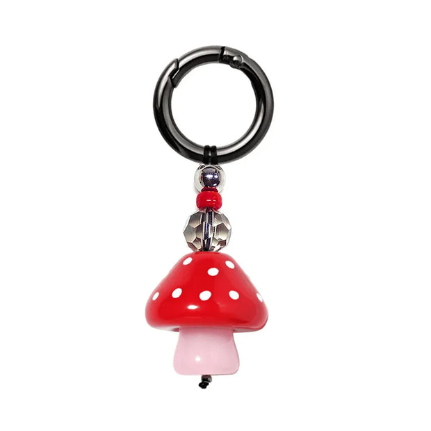 Red Mushroom Bag Charm