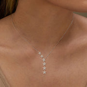 Moissanite Stellar Stars Necklace