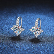 2CT. Moissanite Star Earrings