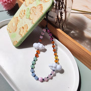 On Rainbow Clouds Phone Charm Bracelet