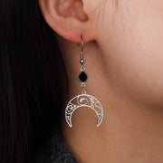 Crescent Moon Goddess Earrings