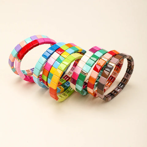 Y2K Rainbow Bracelet Collection