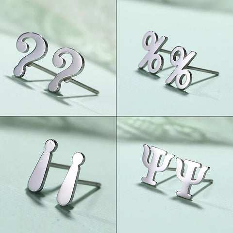 Math Meets Style Earrings Set