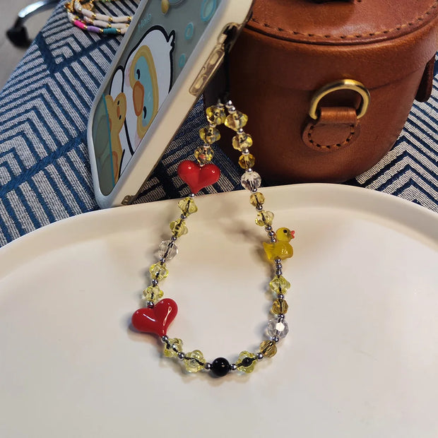 In Love With Sunny Duck Phone Charm Bracelet