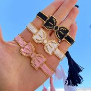 Bow-tiful Bliss Tassel Bracelet