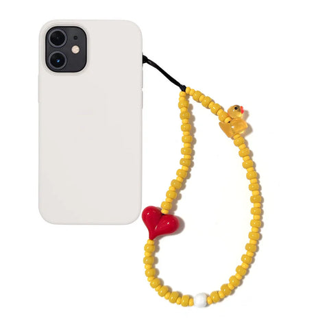 I Heart Sunny Duck Phone Charm Bracelet