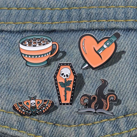 Never Too Early for Halloween Enamel Pin Collection