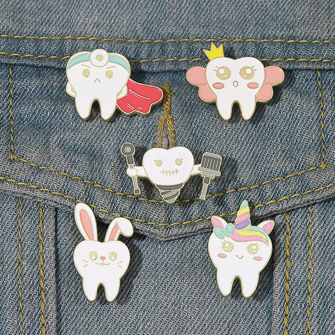 Smile Bright Enamel Pin Collection