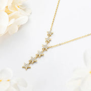 Moissanite Stellar Stars Necklace