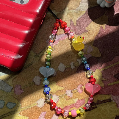 In Rainbows Phone Charm Bracelet