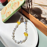 Sunny Duck Pearl Phone Charm Bracelet