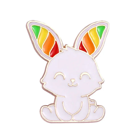 Rabbit Adventure Enamel Pin Collection