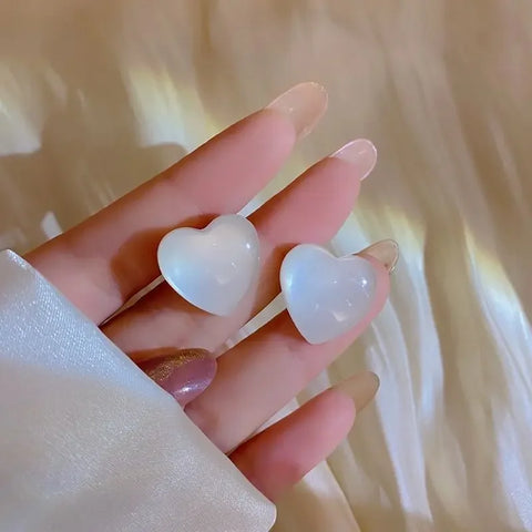 Moonlight Heart Earrings