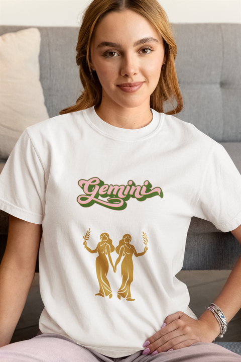 'Gemini' Zodiac Unisex T-Shirt
