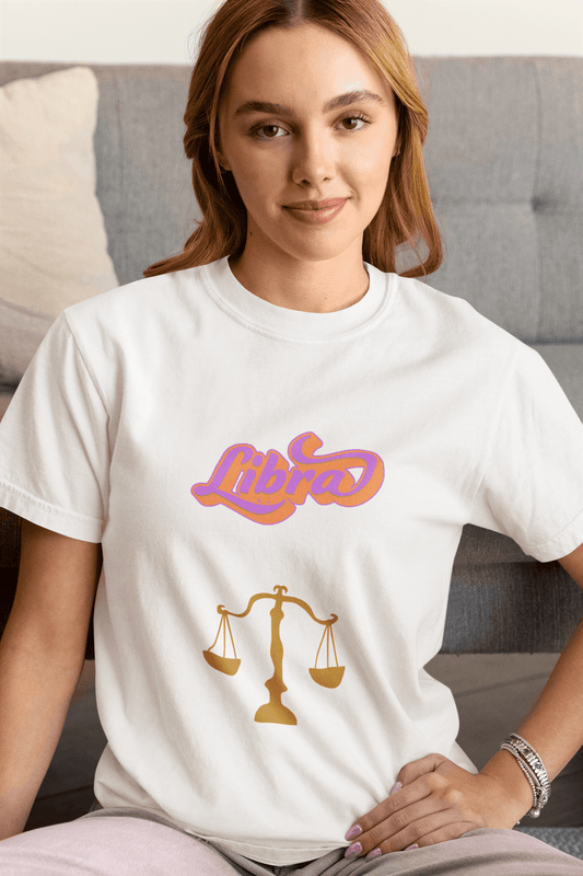 'Libra' Zodiac Unisex T-Shirt