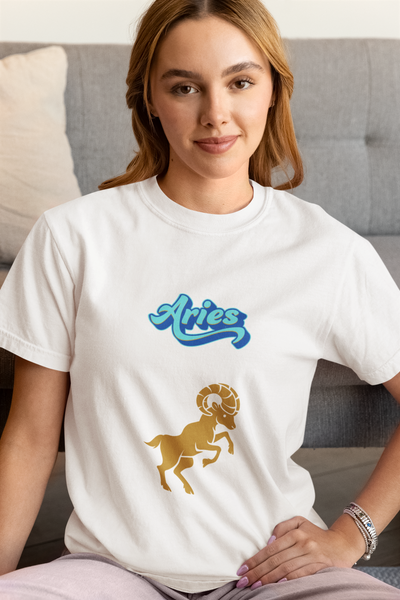 'Aries' Zodiac Unisex T-shirt