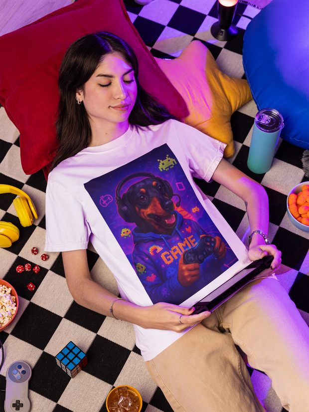 Game On Dachshund Unisex T-Shirt