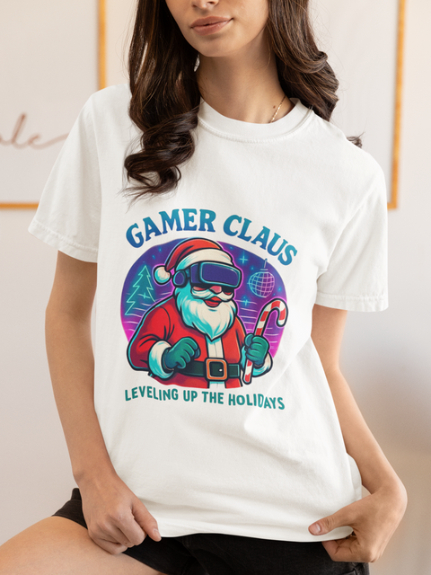 'Gamer Claus: Leveling Up The Holidays' Unisex T-shirt