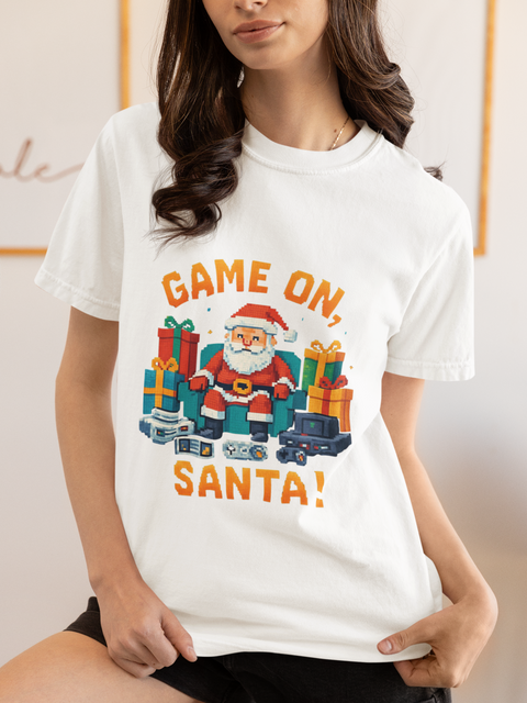 'Game On, Santa!' Unisex  T-shirt