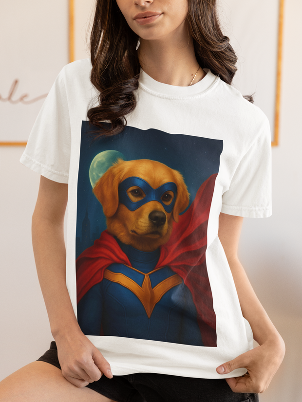 Superhero Golden Retriever Unisex T-Shirt