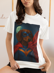 Superhero Dachshund T-shirt