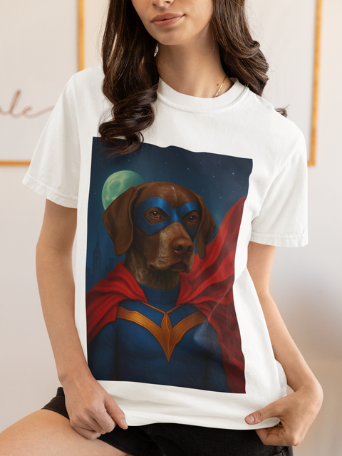 Superhero German Shorthaired Pointer T-Shirt