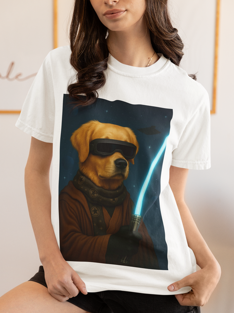 Star Paws Golden Retriever Unisex T-Shirt