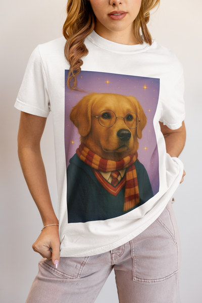 Pawgwarts Golden Retriever Unisex T-Shirt