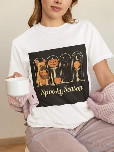 Spooky Season French Bulldog Unisex T-shirt