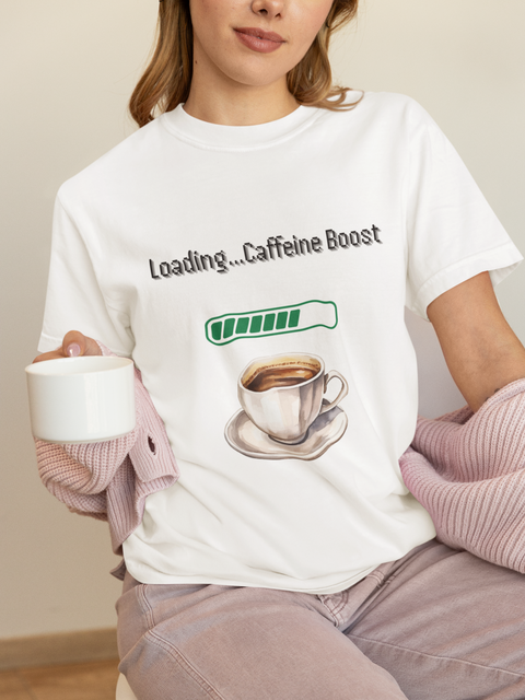 'Loading...Caffeine Boost' Unisex T-Shirt