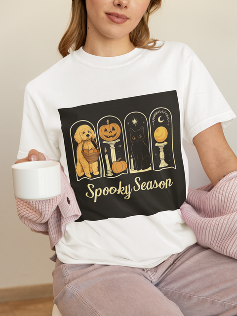 Spooky Season Goldendoodle Unisex T-Shirt