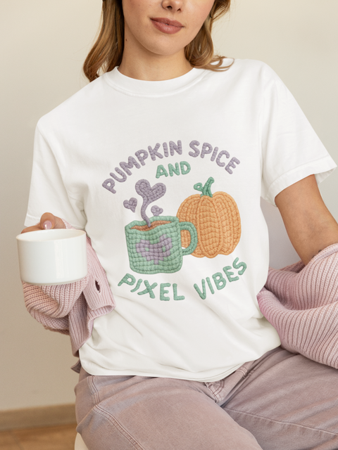 Pumpkin Spice Unisex T-shirt, Cozy Fall Apparel, Perfect for Autumn Festivals, Casual Everyday Wear, Halloween and Thanksgiving
