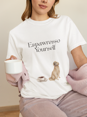 'Espawresso Yourself' Golden Retriever Unisex T-Shirt