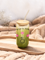 'Leveling Up To Wife Mode' Sipper Glass