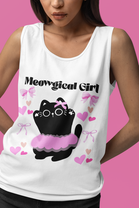 'Meowgical Girl' Unisex Tank Top