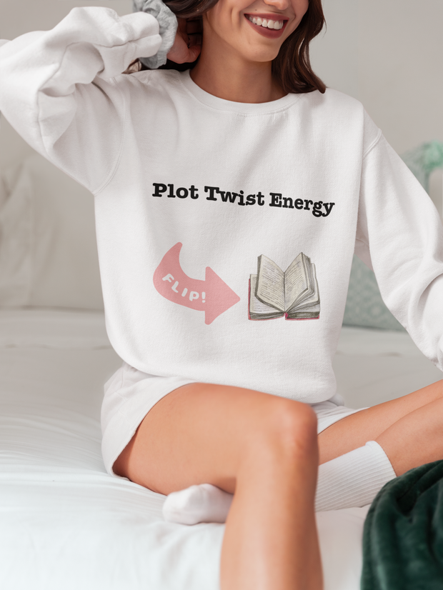 'Plot Twist Energy' Unisex Crewneck Sweatshirt