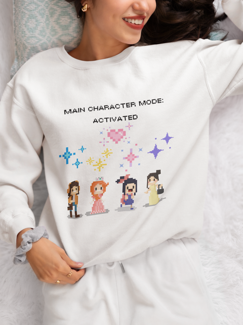 'Main Character Mode Activated' Unisex Crewneck Sweatshirt