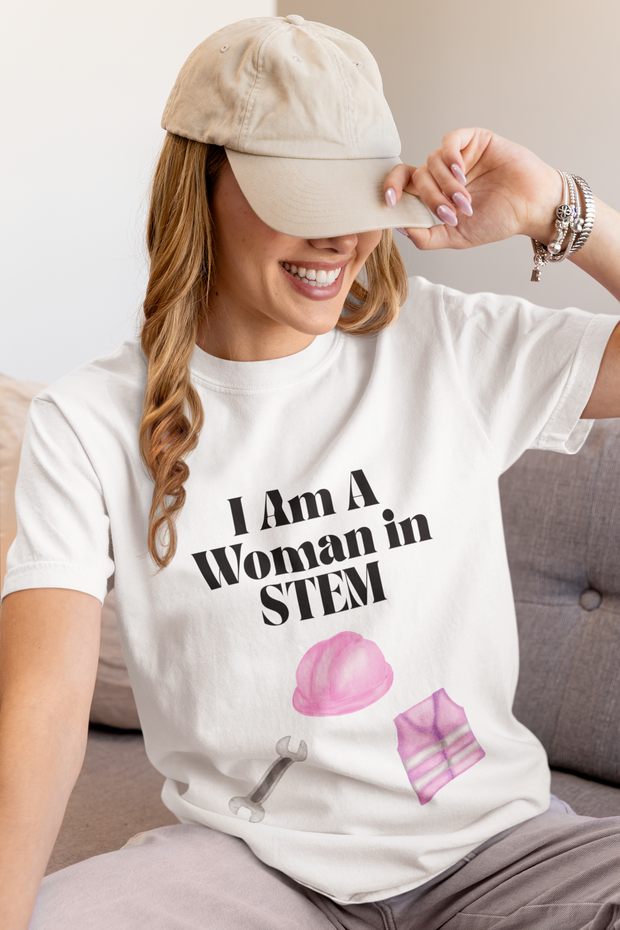 'I Am A Woman in STEM' Engineer Unisex T-Shirt