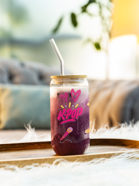 K-Pop Sipper Glass