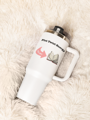 'Plot Twist Energy' Insulated Travel Mug, 40oz
