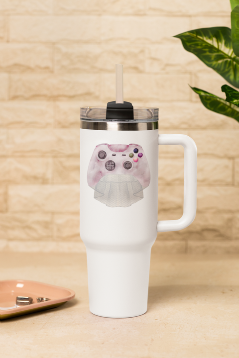 Gamer Bride Insulated Travel Mug, 40oz